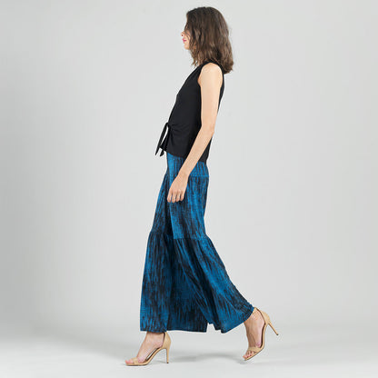 Sleeveless V-Neck Center Front Tie Top - Black | Clara Sunwoo Deals