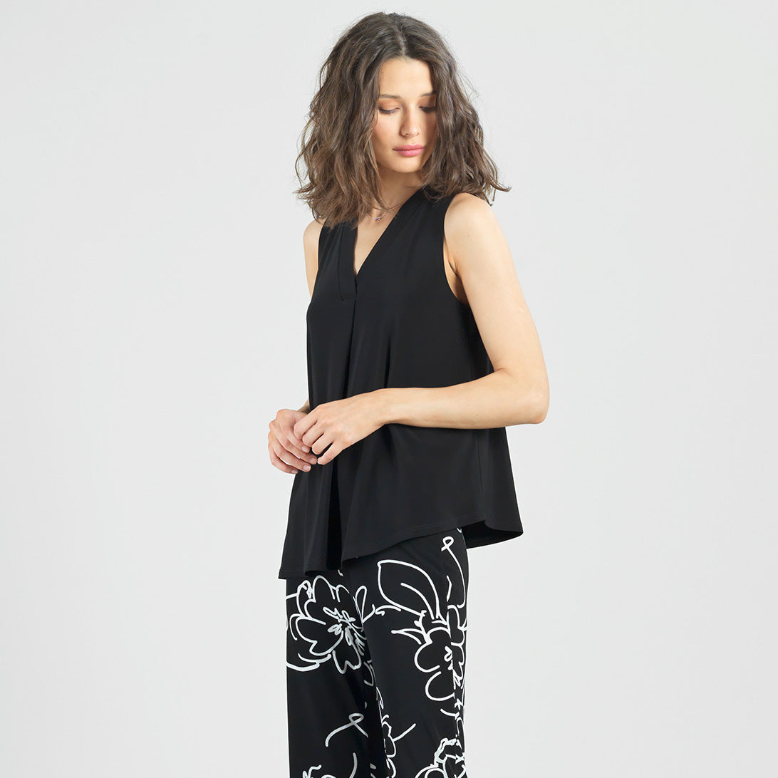 Asymmetrical Tunic Tank - Black - Final Sale | Clara Sunwoo Latest