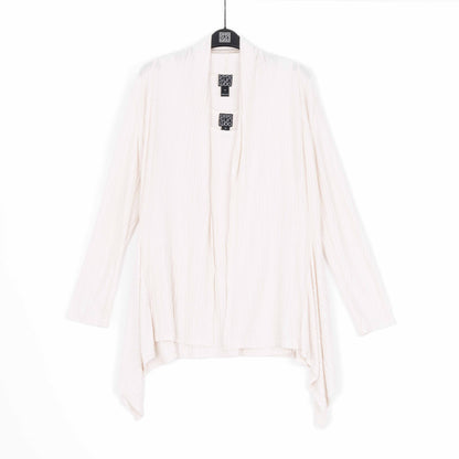Soft Pleat Knit - Cardigan & Tank Twinset - Ivory - Final Sale! | Clara Sunwoo Featured