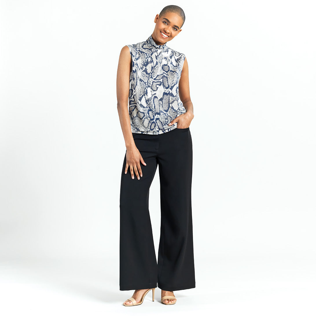 Butter Knit - Mock Neck Box Tank - Python Scale - Final Sale! | Clara Sunwoo Premium