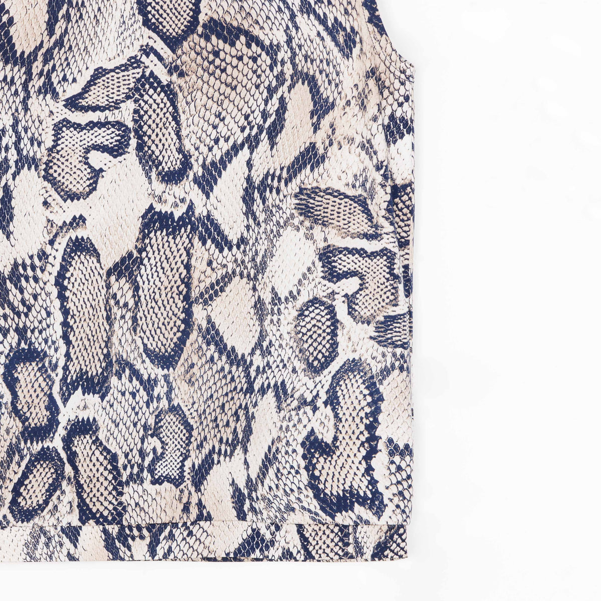 Butter Knit - Mock Neck Box Tank - Python Scale - Final Sale! | Clara Sunwoo Premium