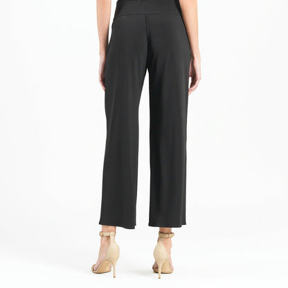 Front Slit Ankle Petal Pant - Black | Clara Sunwoo Value