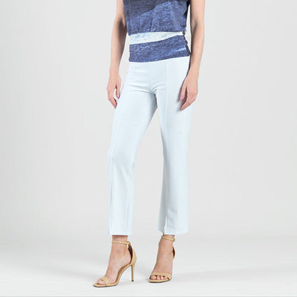 Center Seam Front Slit Ankle Pant - White - Limited Sizes | Clara Sunwoo Trending