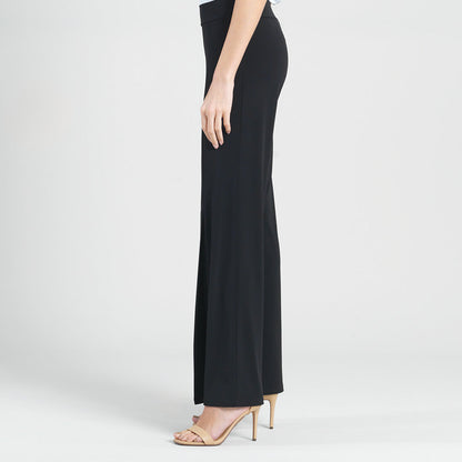 Kick Front High Slit Pant - Black | Clara Sunwoo New