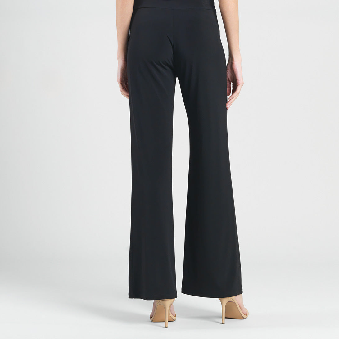 Kick Front High Slit Pant - Black | Clara Sunwoo New