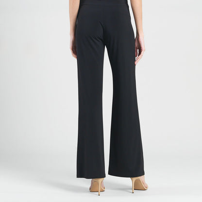 Kick Front High Slit Pant - Black | Clara Sunwoo New