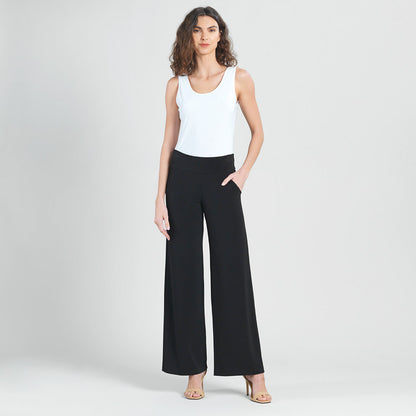 Signature Wide Leg Pocket Pant - Black | Clara Sunwoo Trusted