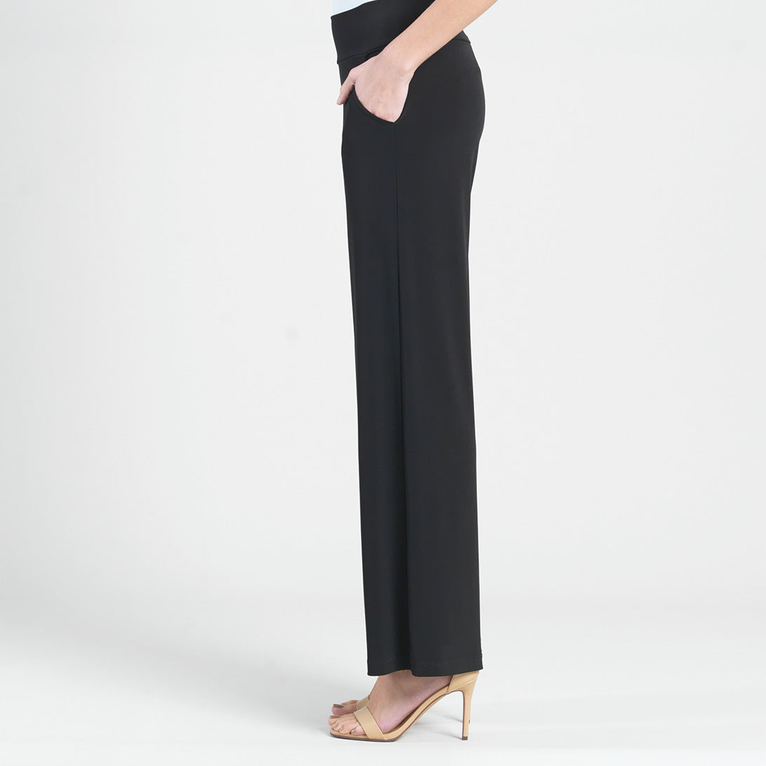 Signature Wide Leg Pocket Pant - Black | Clara Sunwoo Trusted