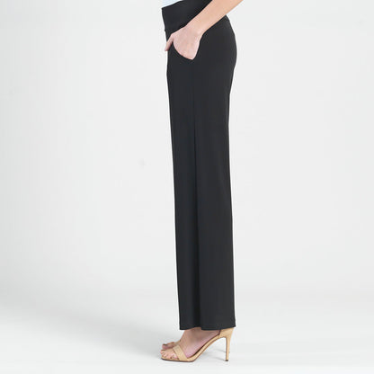 Signature Wide Leg Pocket Pant - Black | Clara Sunwoo Trusted