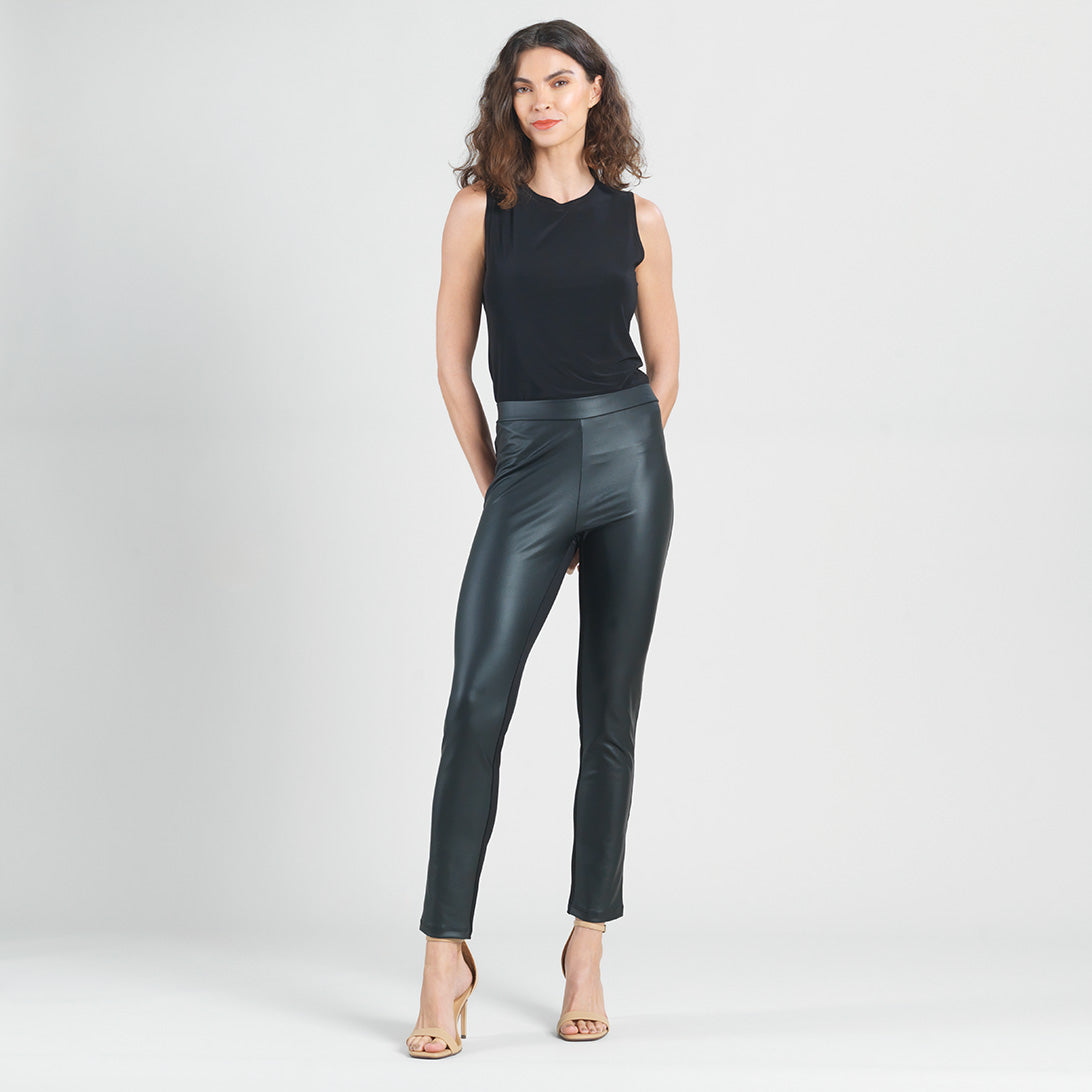 Liquid Leather™ Sheen Two-Tone Legging - Black | Clara Sunwoo Value