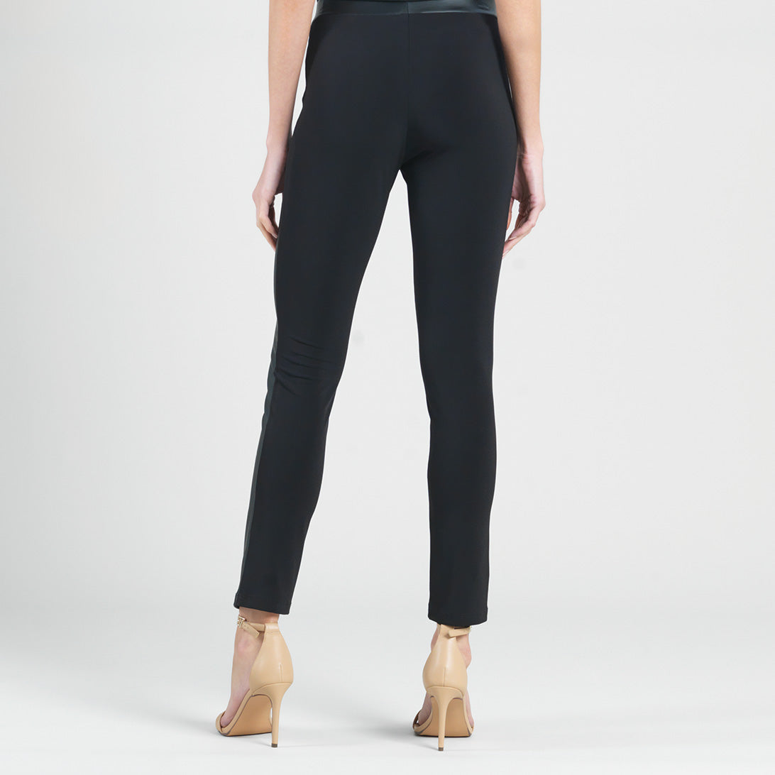 Liquid Leather™ Sheen Two-Tone Legging - Black | Clara Sunwoo Value