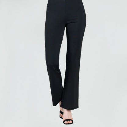 Ponte Knit - Boot Cut Pant - Black | Clara Sunwoo Customer Favorite