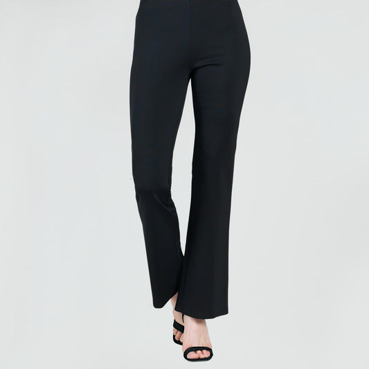 Ponte Knit - Boot Cut Pant - Black | Clara Sunwoo Customer Favorite