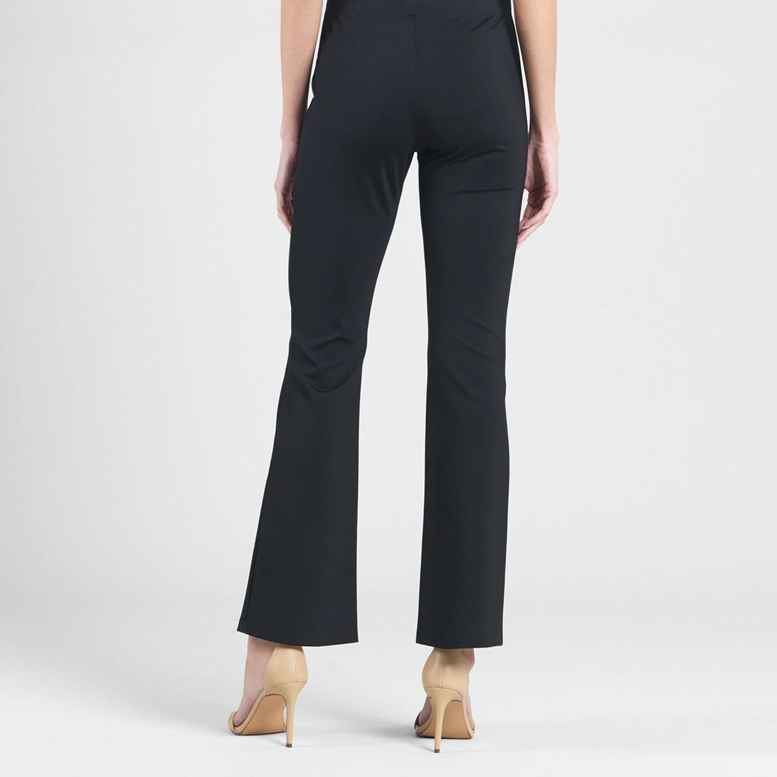 Ponte Knit - Boot Cut Pant - Black | Clara Sunwoo Customer Favorite