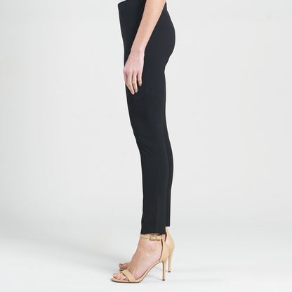 Ponte Knit - Slim Rider Pant - Black | Clara Sunwoo Essential