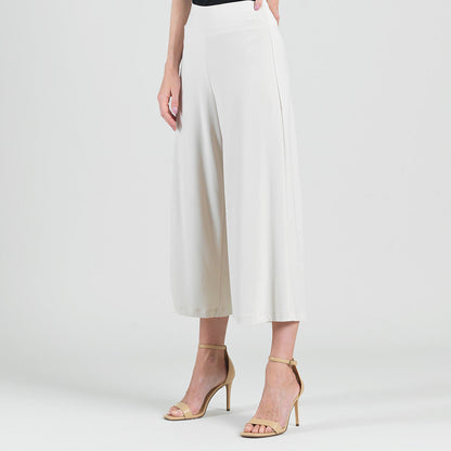 Signature Modern Gaucho Pant - Bone - Limited Sizes | Clara Sunwoo Essential