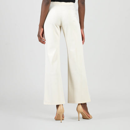 Rayon-Ponte Knit - Loose Leg Pocket Pant - Khaki | Clara Sunwoo Value