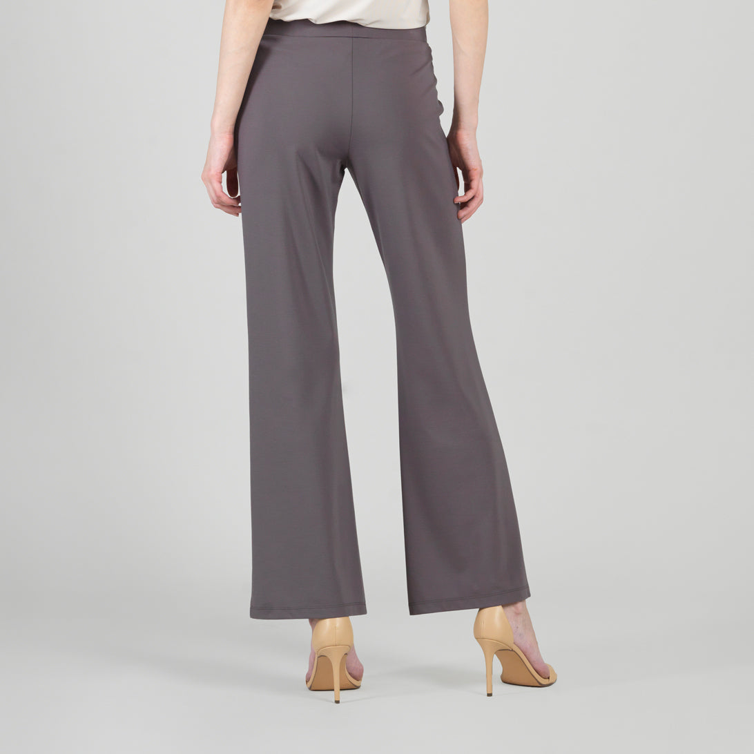 Rayon-Ponte Knit - Loose Leg Pocket Pant - Mocha - Limited Sizes | Clara Sunwoo Featured