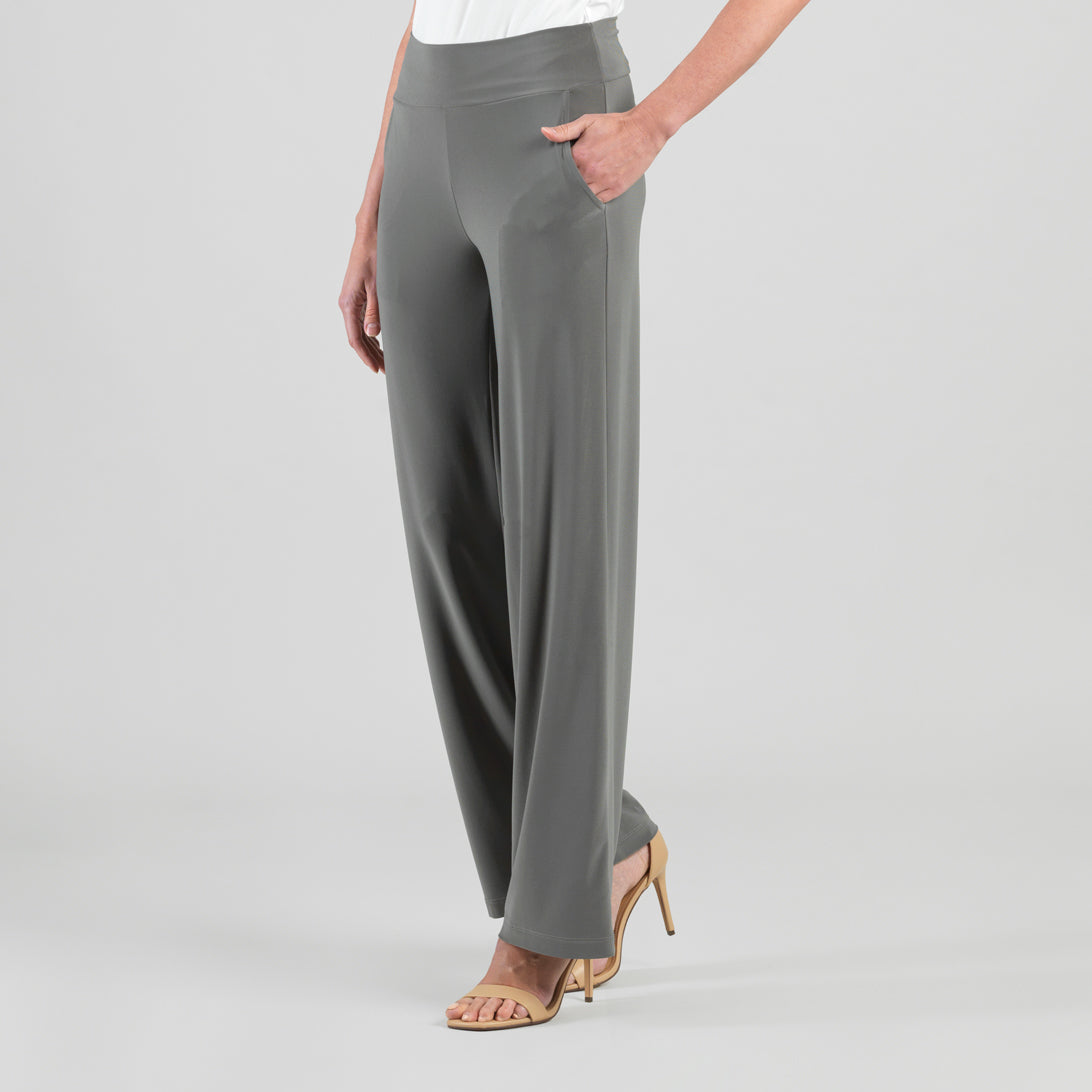 Signature Wide Leg Pocket Pant - Olive | Clara Sunwoo Best Price