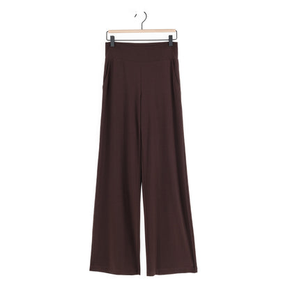 Signature Wide Leg Pocket Pant - Brown | Clara Sunwoo Trusted