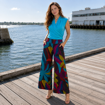 Signature Palazzo Pant - Petal Burst | Clara Sunwoo Exclusive