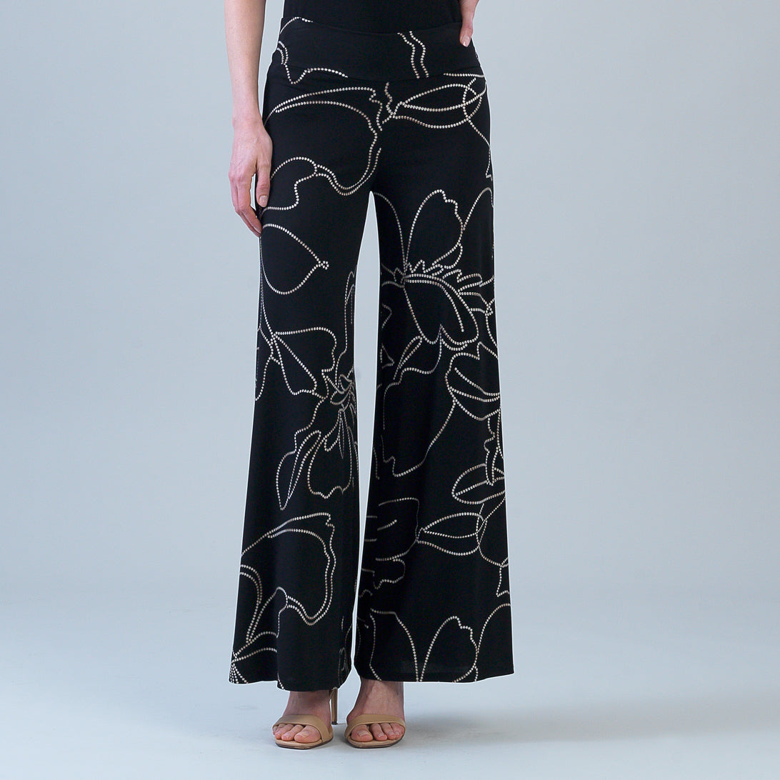 Signature Palazzo Pant - Floral Starlight | Clara Sunwoo Sale