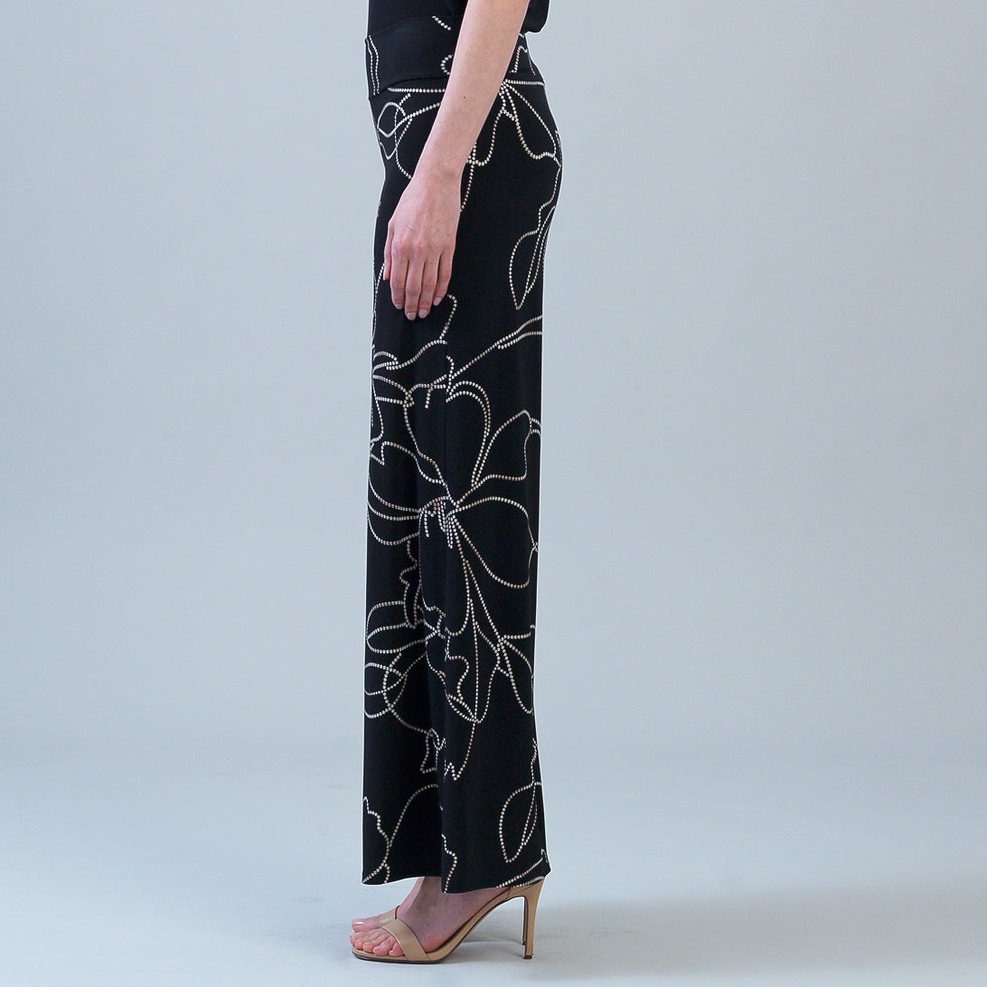 Signature Palazzo Pant - Floral Starlight | Clara Sunwoo Sale
