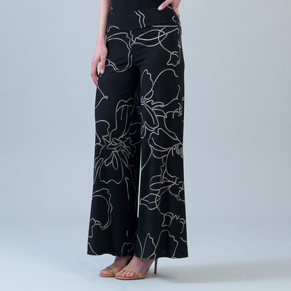Signature Palazzo Pant - Floral Starlight | Clara Sunwoo Sale