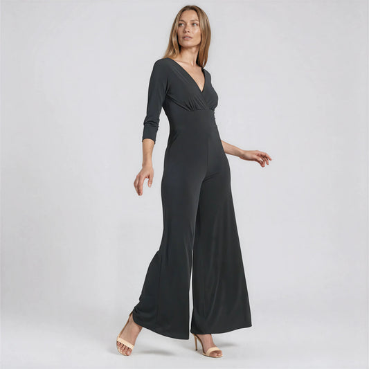 Signature 3/4 Sleeve Jumpsuit - Limited Sizes | Clara Sunwoo Everyday