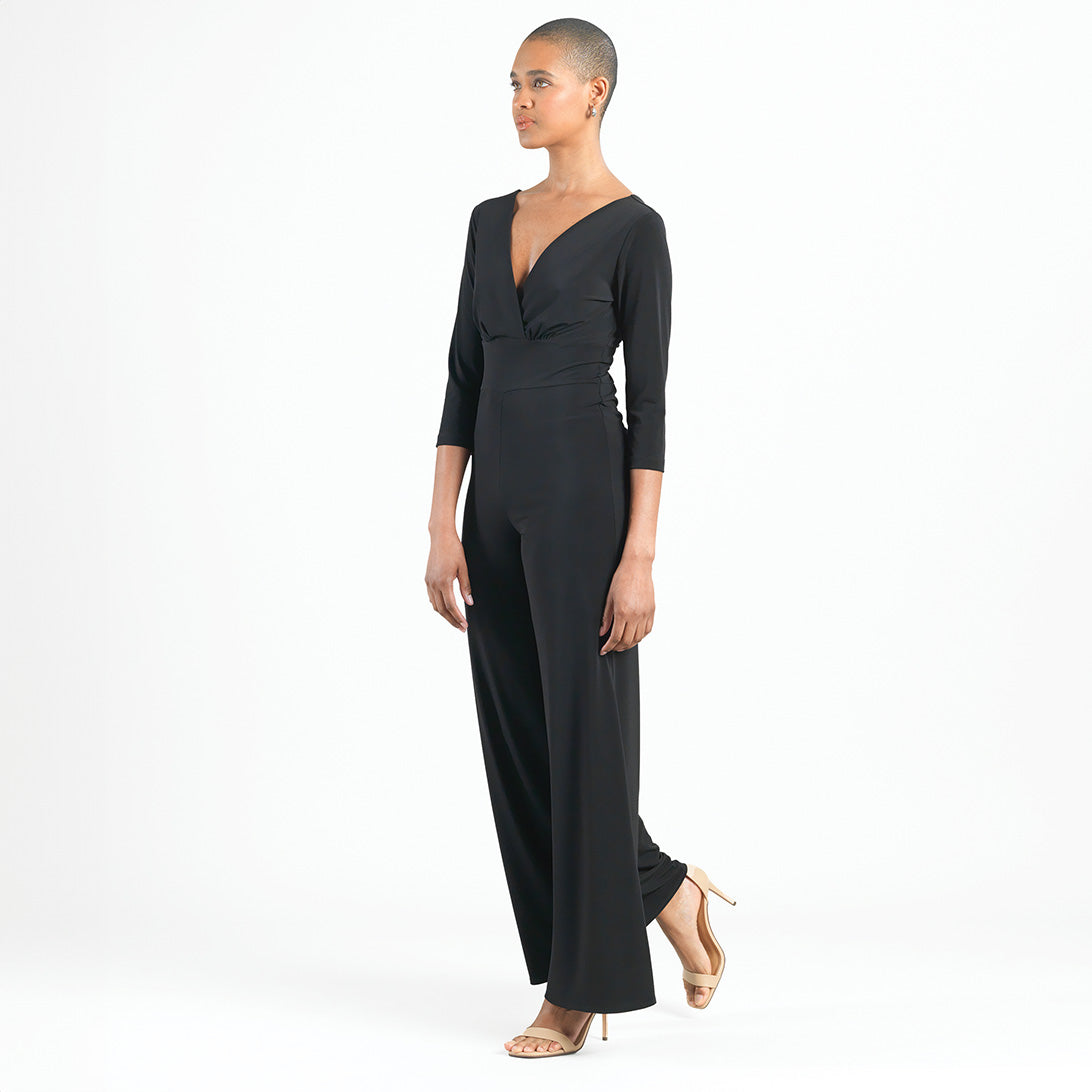 Signature 3/4 Sleeve Jumpsuit - Limited Sizes | Clara Sunwoo Everyday