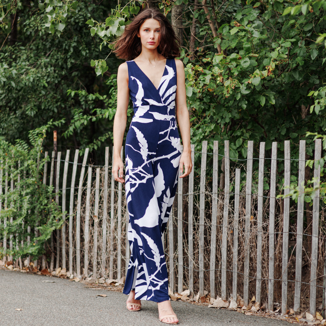 Signature Jumpsuit - Abstract Branch - Final Sale | Clara Sunwoo Quality
