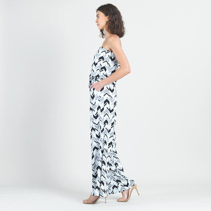 Tube Top Pocket Jumpsuit - Chevron Stripe - Final Sale! | Clara Sunwoo Best Price