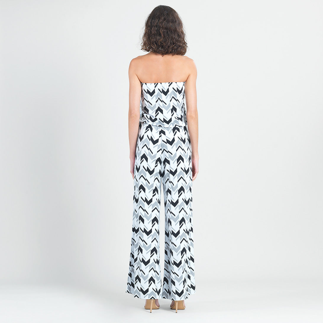 Tube Top Pocket Jumpsuit - Chevron Stripe - Final Sale! | Clara Sunwoo Best Price