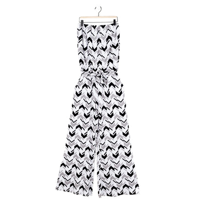 Tube Top Pocket Jumpsuit - Chevron Stripe - Final Sale! | Clara Sunwoo Best Price