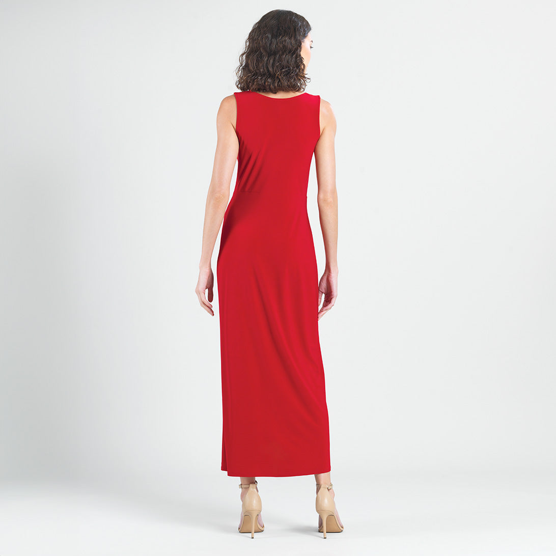 Center Slit Maxi Dress - Red - Final Sale! | Clara Sunwoo Quality