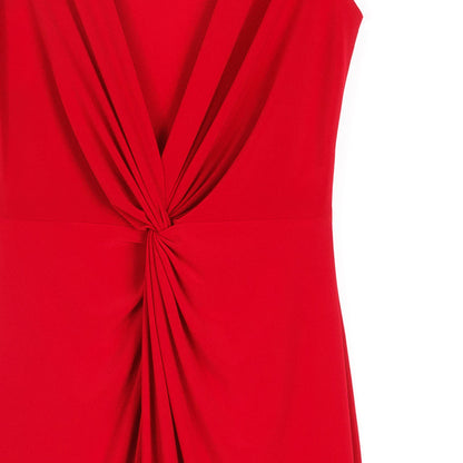 Center Slit Maxi Dress - Red - Final Sale! | Clara Sunwoo Quality