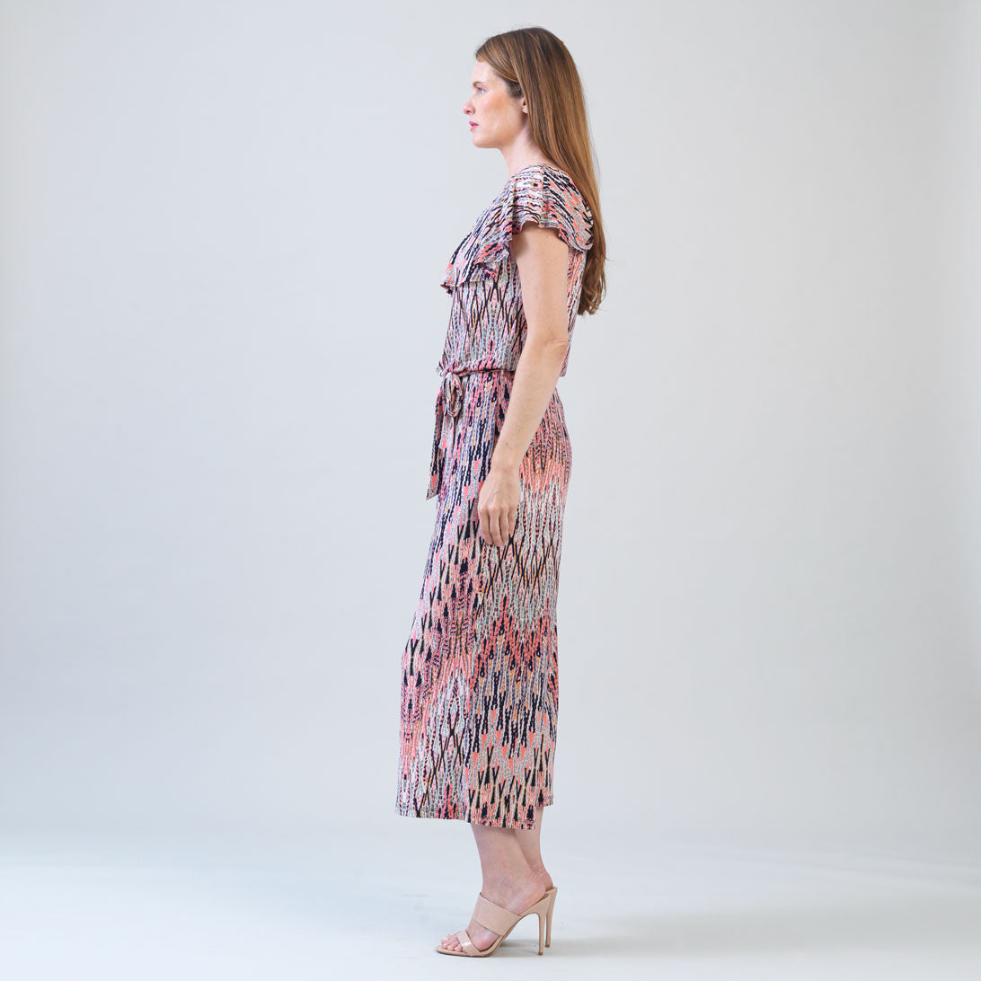 Ruffle Off Shoulder Pocket Jumpsuit - Boho Weave - Final Sale! | Clara Sunwoo Featured
