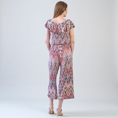 Ruffle Off Shoulder Pocket Jumpsuit - Boho Weave - Final Sale! | Clara Sunwoo Featured