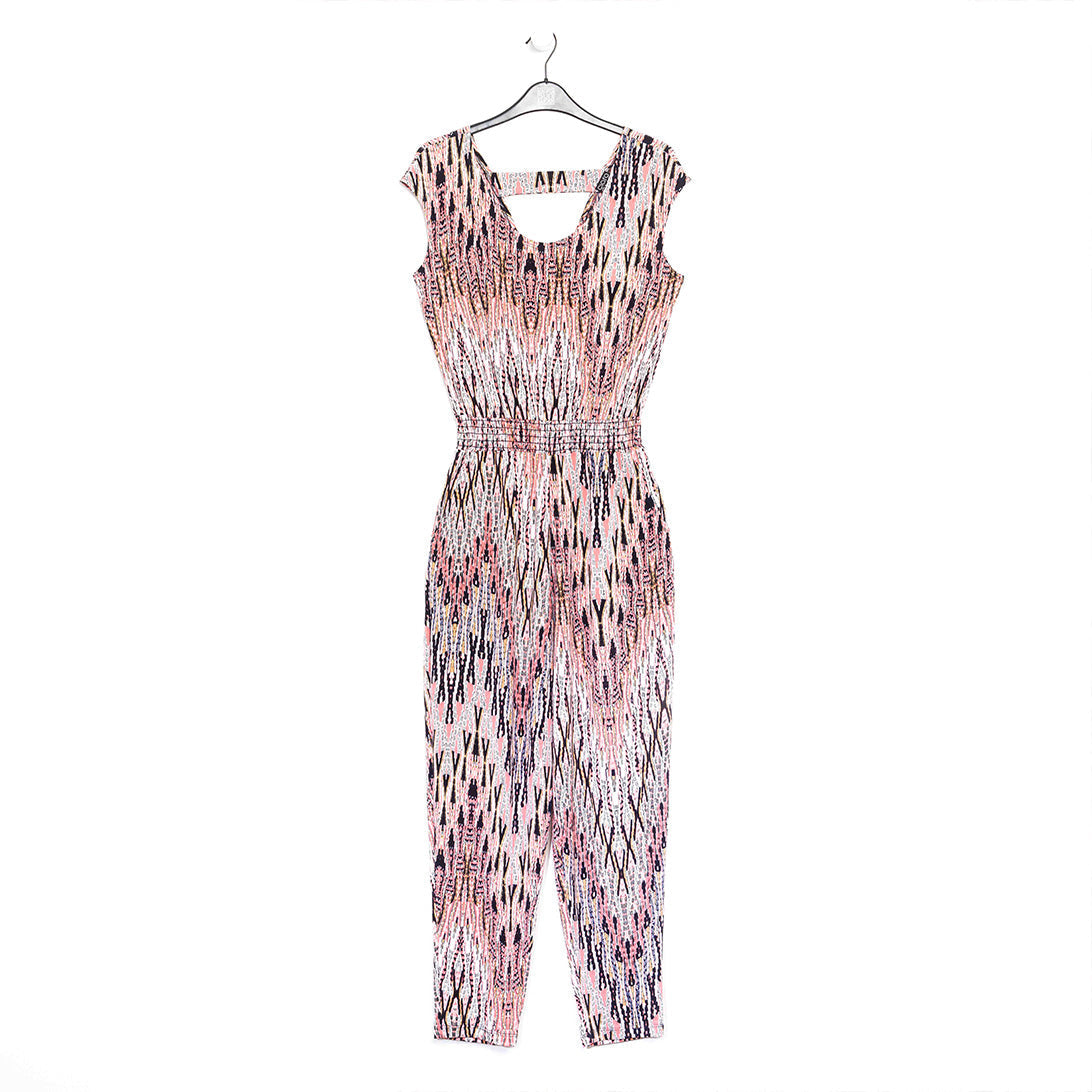 Back Cut Out Jogger Pocket Jumpsuit - Boho Weave - Final Sale! | Clara Sunwoo Popular