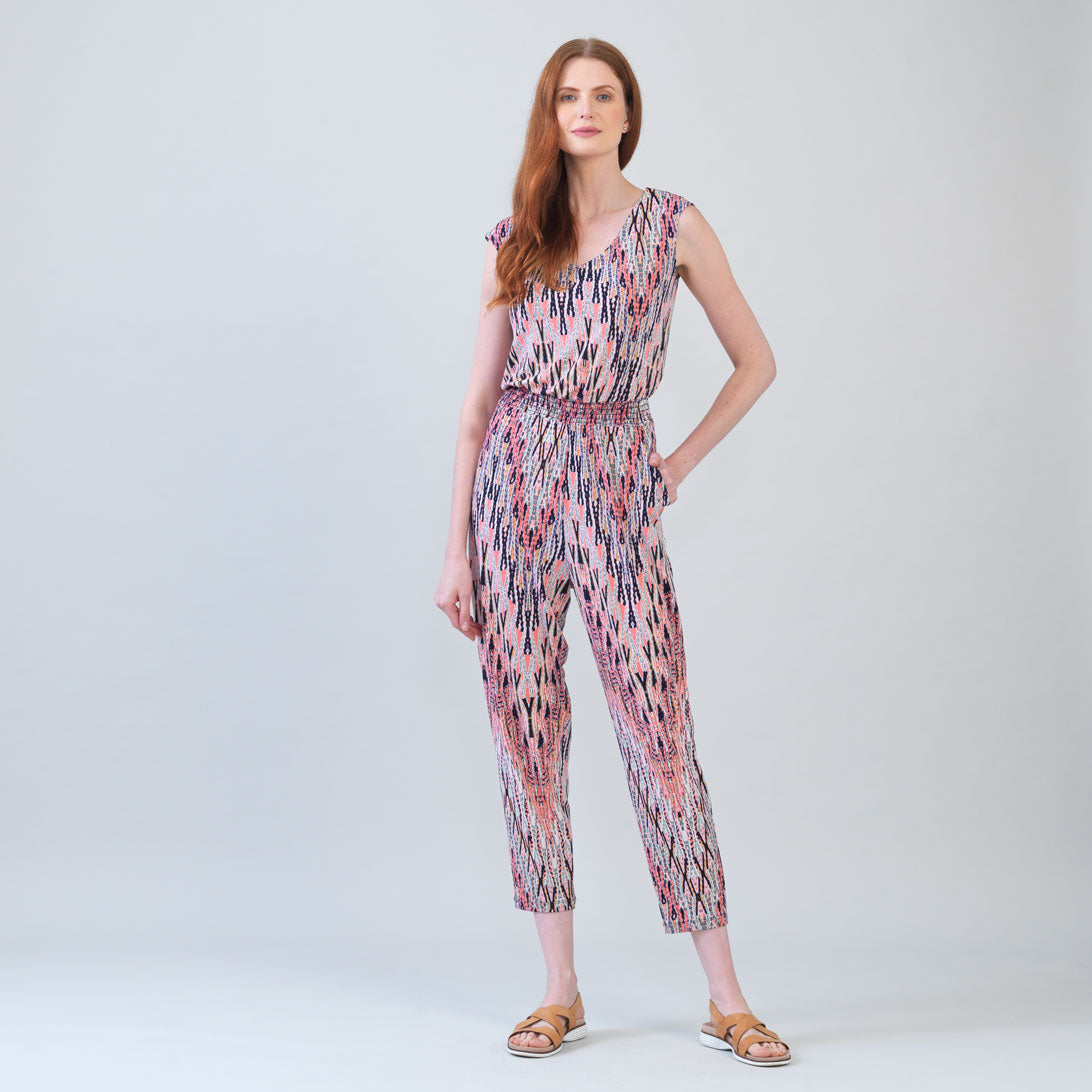 Back Cut Out Jogger Pocket Jumpsuit - Boho Weave - Final Sale! | Clara Sunwoo Popular