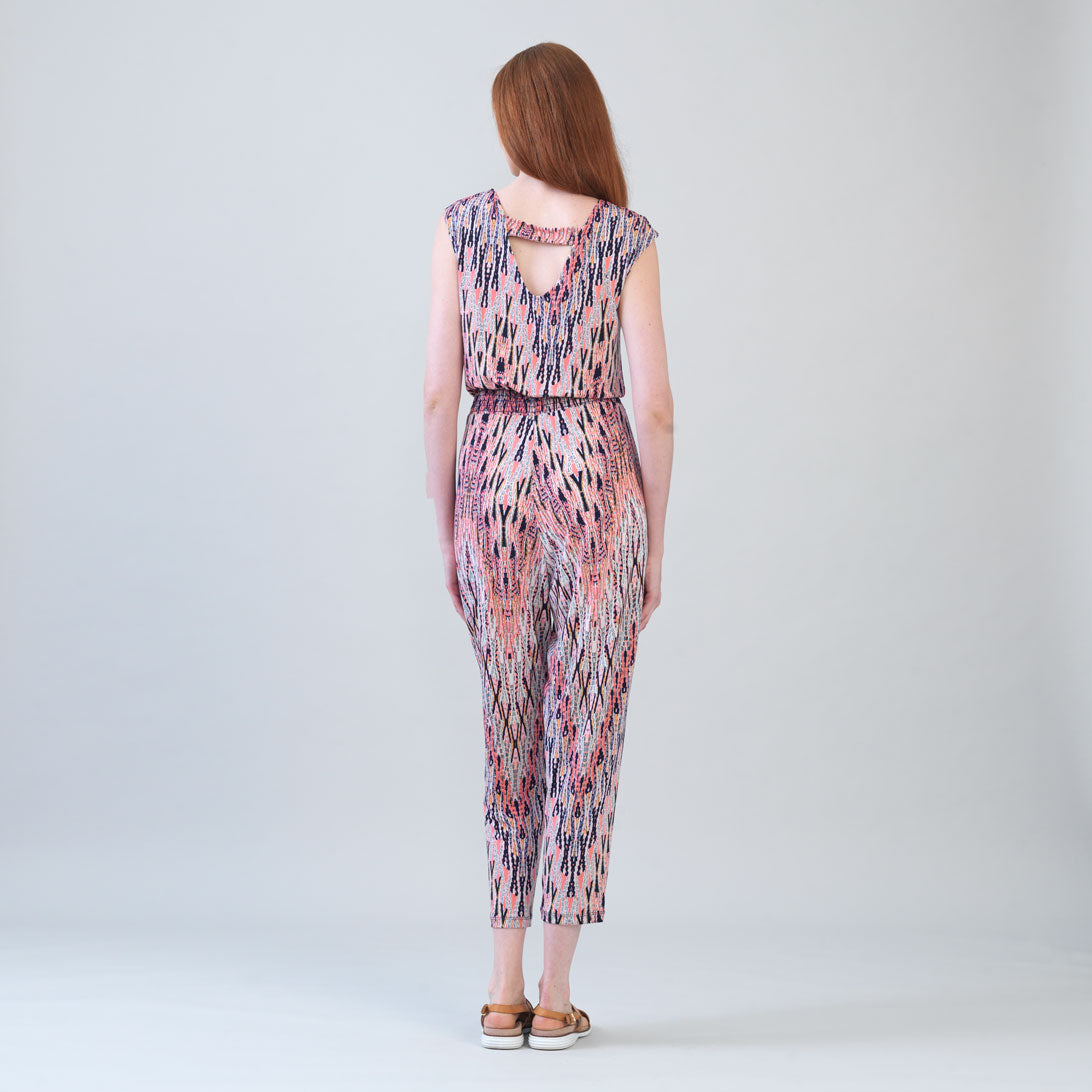 Back Cut Out Jogger Pocket Jumpsuit - Boho Weave - Final Sale! | Clara Sunwoo Popular