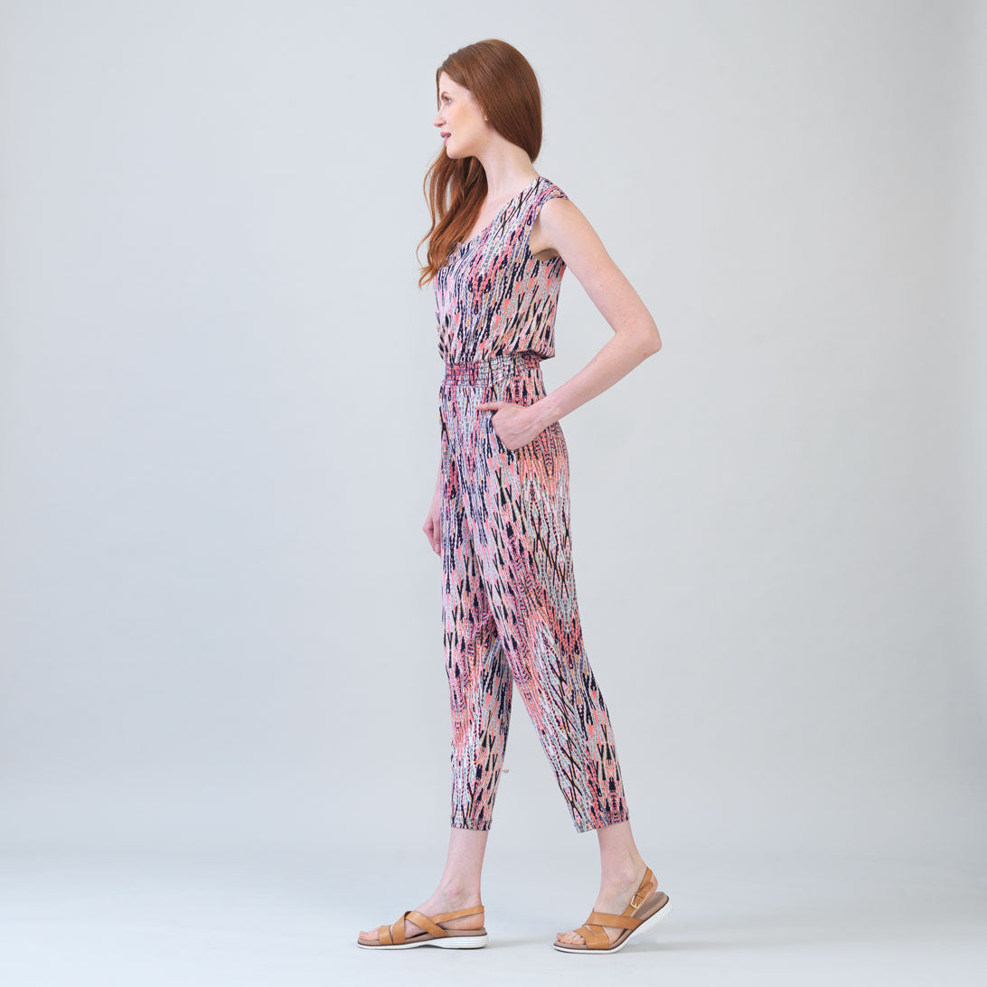 Back Cut Out Jogger Pocket Jumpsuit - Boho Weave - Final Sale! | Clara Sunwoo Popular