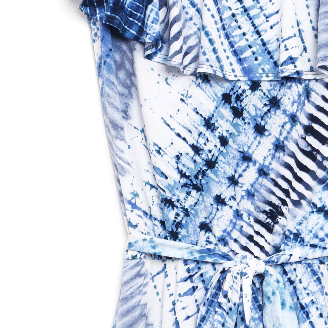 Ruffle Off Shoulder Pocket Jumpsuit - Acid Wash - Final Sale! | Clara Sunwoo Essential