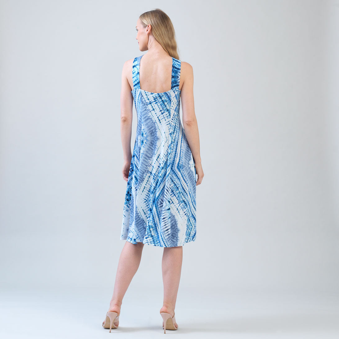 Grecian Halter Swing Dress - Acid Wash - Final Sale! | Clara Sunwoo Value