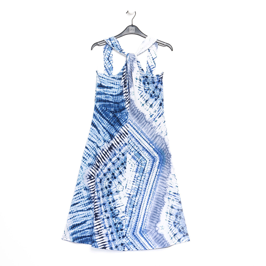 Grecian Halter Swing Dress - Acid Wash - Final Sale! | Clara Sunwoo Value