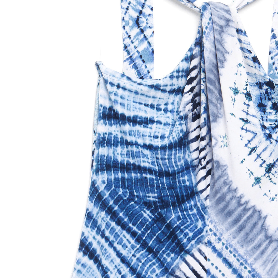 Grecian Halter Swing Dress - Acid Wash - Final Sale! | Clara Sunwoo Value