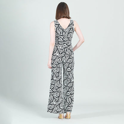 Signature Jumpsuit - Leaf Stripe - Final Sale! | Clara Sunwoo Classic