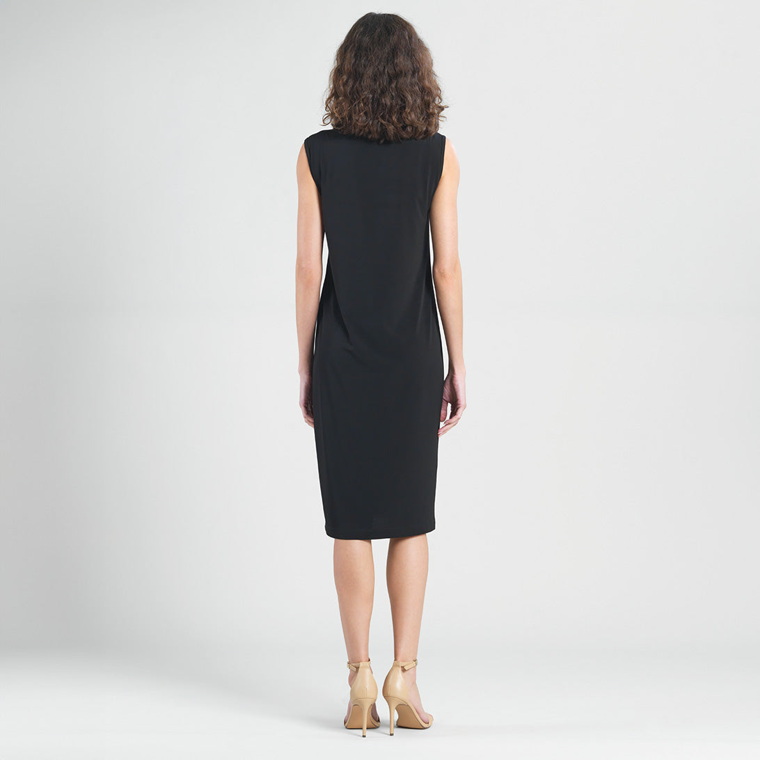 Peach Knit - Mock Neck Midi Dress - Black - Final Sale! | Clara Sunwoo Great Value