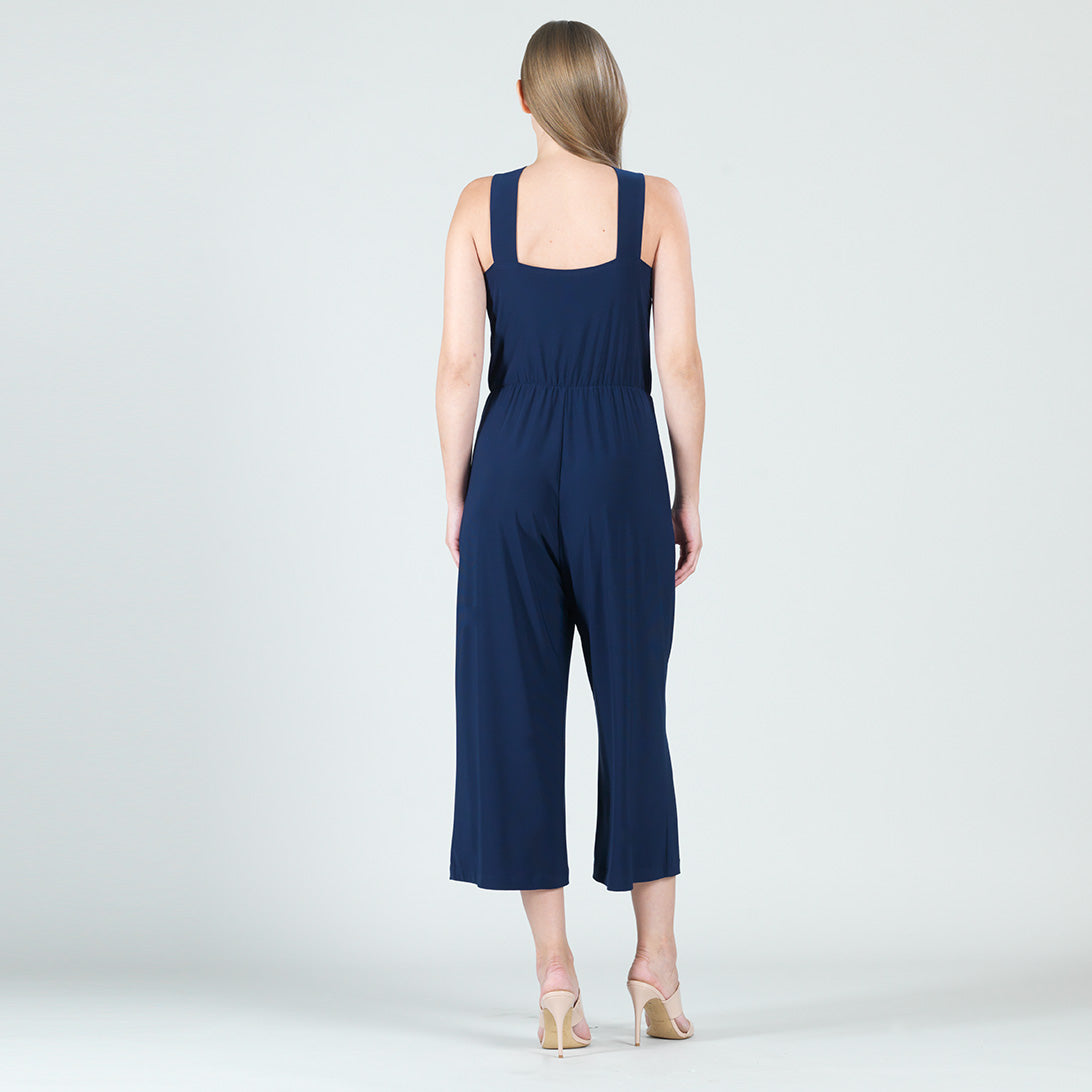 Grecian Halter Pocket Jumpsuit - Navy - Final Sale! | Clara Sunwoo Latest