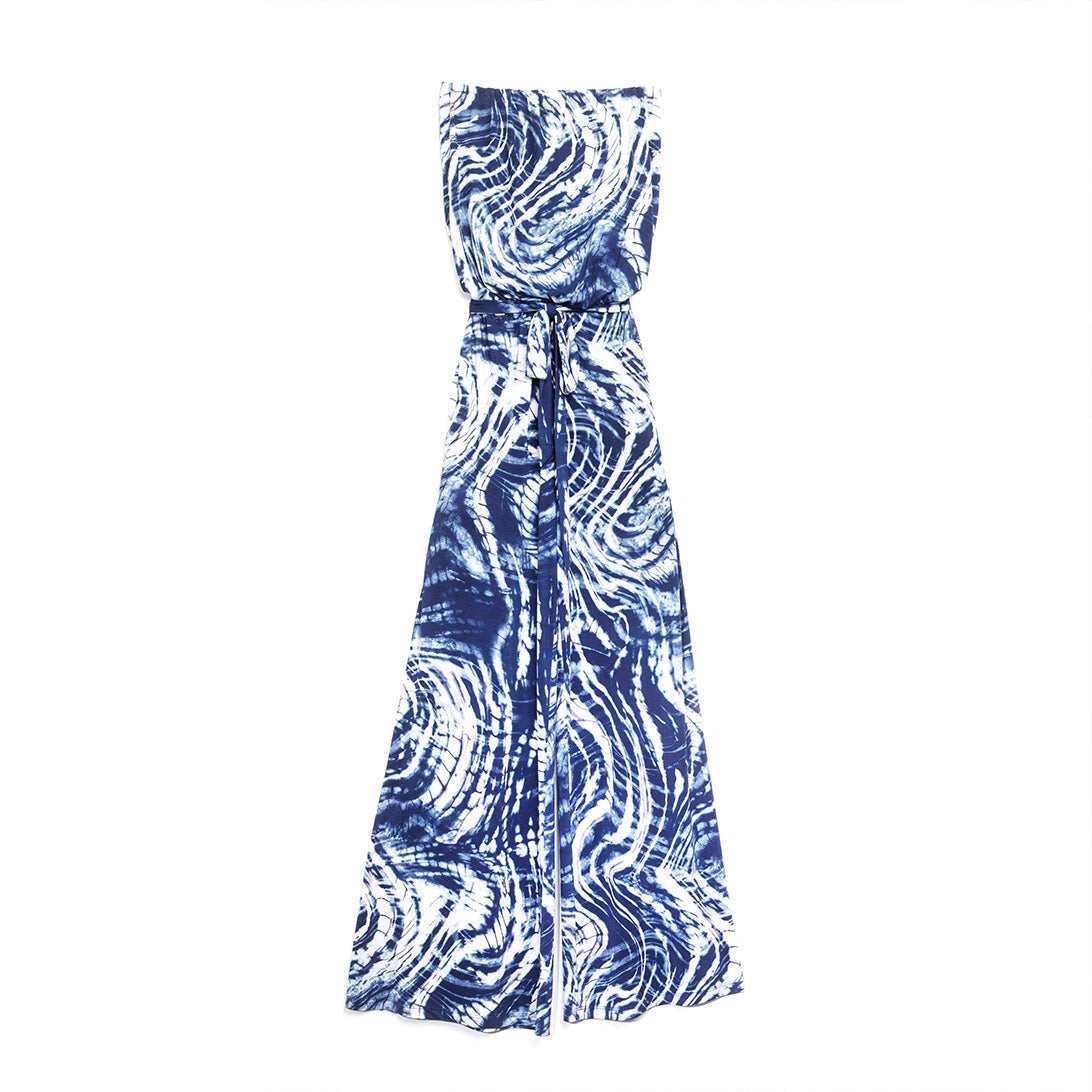 Butter Knit - Tube Top Pocket Jumpsuit - Swirl Wave - Final Sale! | Clara Sunwoo Latest